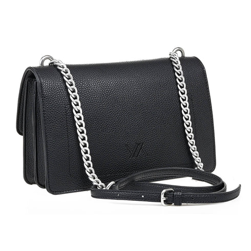 Verde Γυναικεία Τσάντα Ώμου 16-7133 Μαύρο